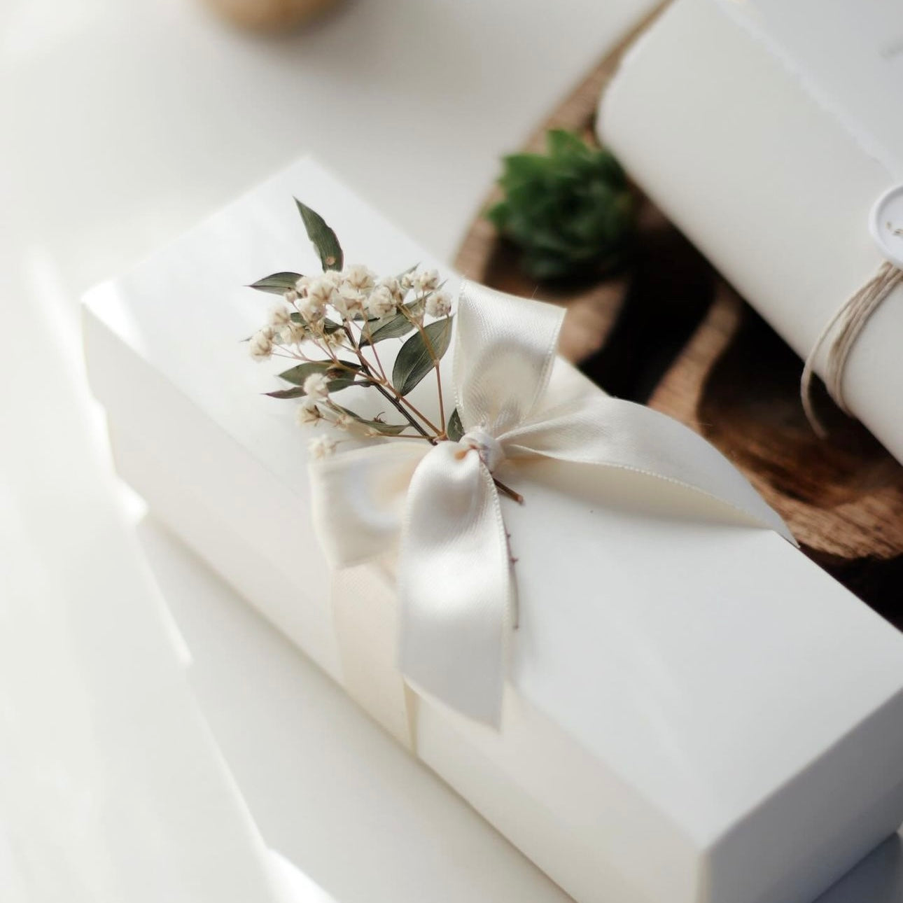 Faire-part en boîte « Lys »