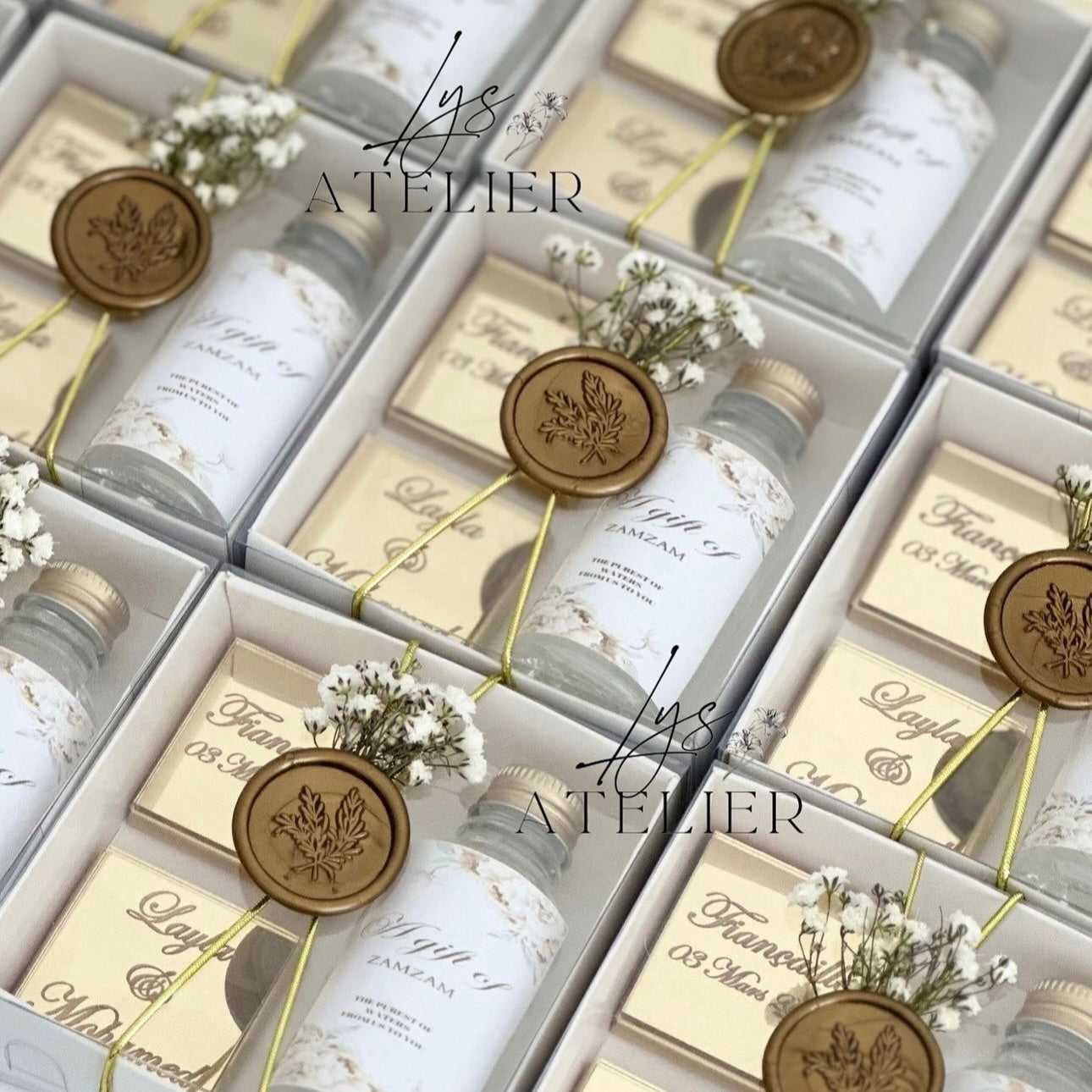 Coffret chocolats personnalisés + zamzam