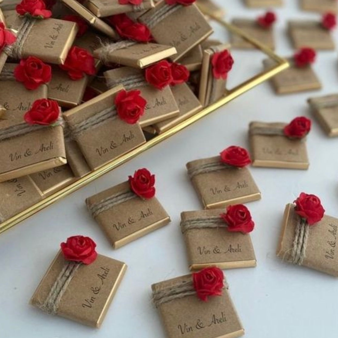 Chocolat personnalisé « kraft »