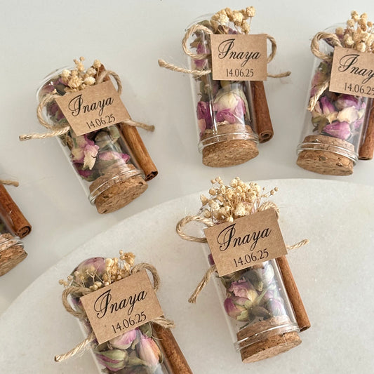 Duo cannelle + bouton de rose