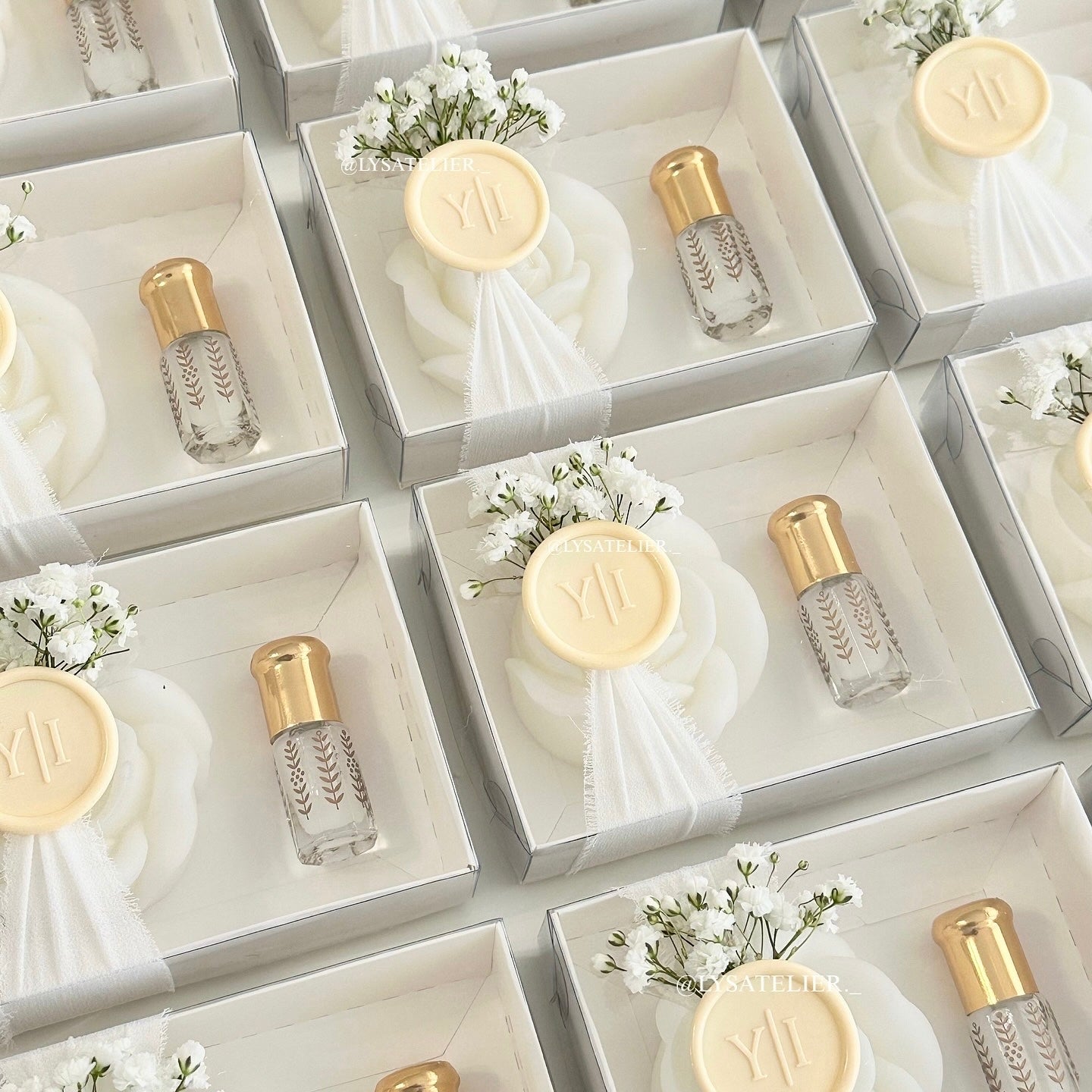 Coffret musc tahara + bougie rose