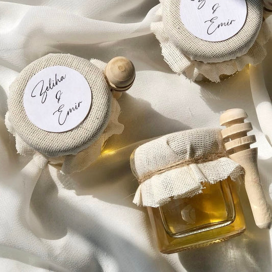 Pot de miel « jute beige »